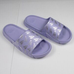 REEBOK SLIDES SANDALS WOMEN'S SIZE 7 VIOLET MOLDED LIKE CROCS EXcondition PURPLE